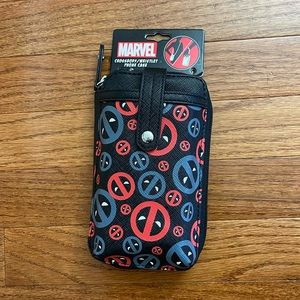 NWT- Marvel DeadPool Crossbody/Wristlet Phone case